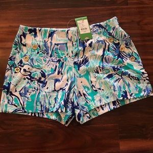 Lilly Pulitzer NWT Marina Knit Short Elephant